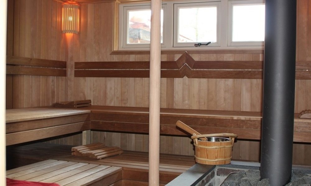 Houtgestookte Finse Sauna